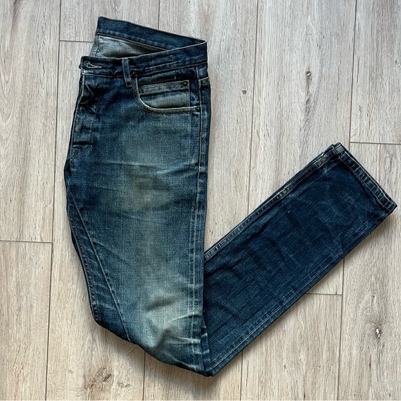 Rick Owens DRKSHDW Distressed Detroit Cut Jeans - Picture 3 of 12